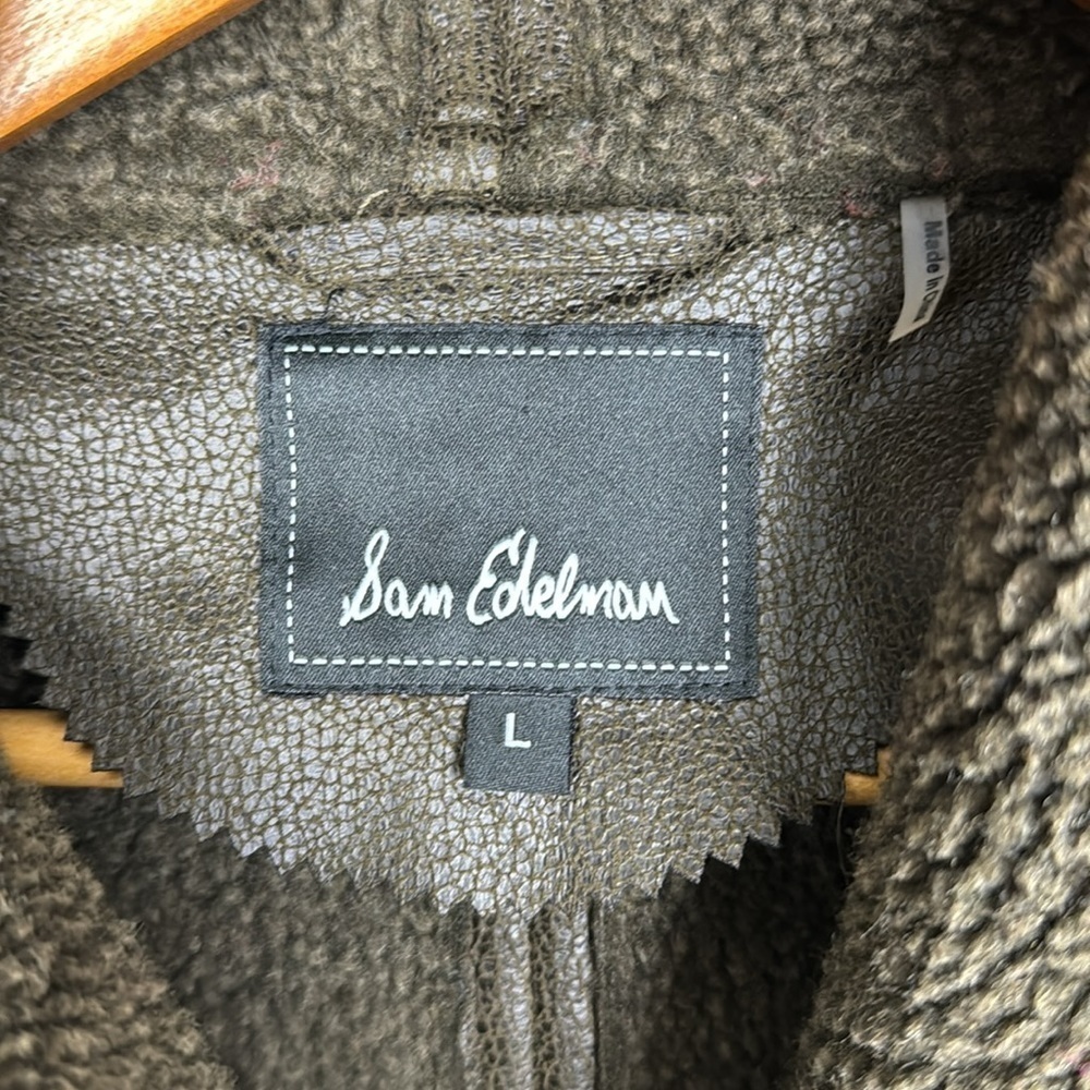 Sam Edelman Sydney Faix Fur Coat in Brown. Size L. - Picture 3 of 10
